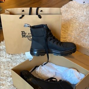 Dr Martens combs black on black boots